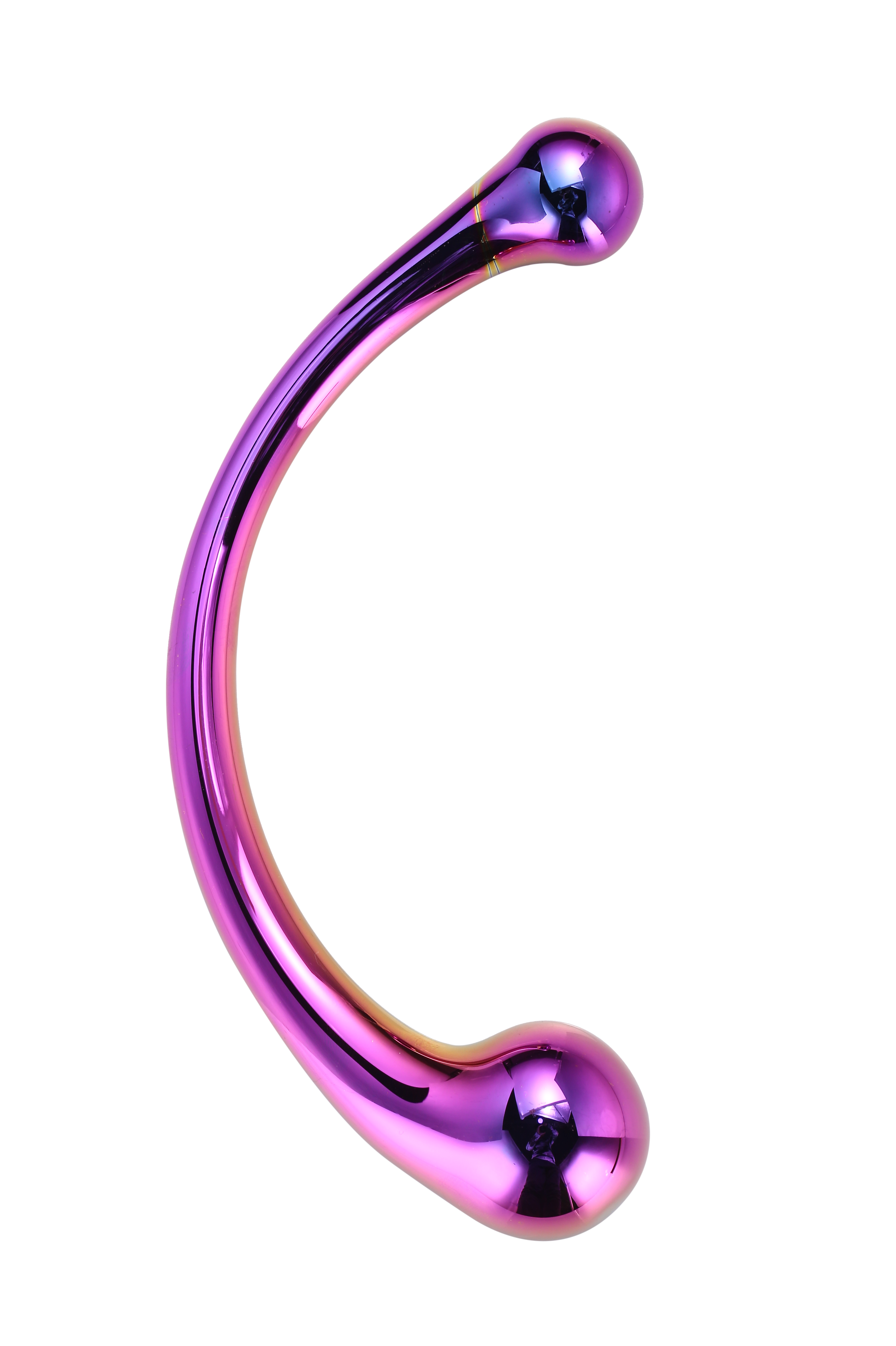 Dream Toys Glamour Glass Curved Wand - Szklane dildo ▶️▶️ DYSKRETNIE ▶️ GWARANCJA ▶️ PRZESYŁKA 24h ▶️