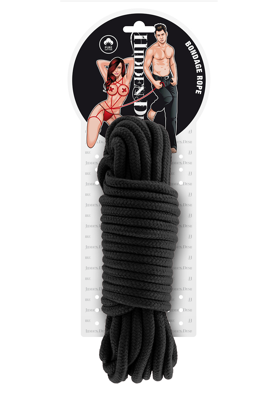 Hidden Desire Bondage Rope 10 Meter Black - Lina do krępowania Czarny ▶️▶️ DYSKRETNIE ▶️ GWARANCJA ▶️ PRZESYŁKA 24h ▶️