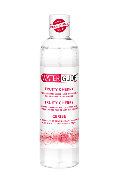 Waterglide 300 Ml Fruity Cherry - Lubrykant na bazie wody, wiśniowy ▶️▶️ DYSKRETNIE ▶️ GWARANCJA ▶️ PRZESYŁKA 24h ▶️