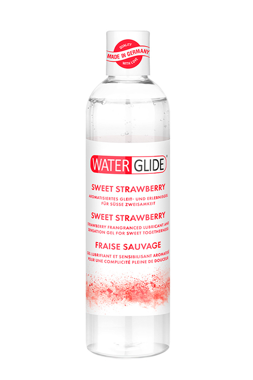 Waterglide 300 Ml Sweet Strawberry - Lubrykant na bazie wody, truskawkowy ▶️▶️ DYSKRETNIE ▶️ GWARANCJA ▶️ PRZESYŁKA 24h ▶️