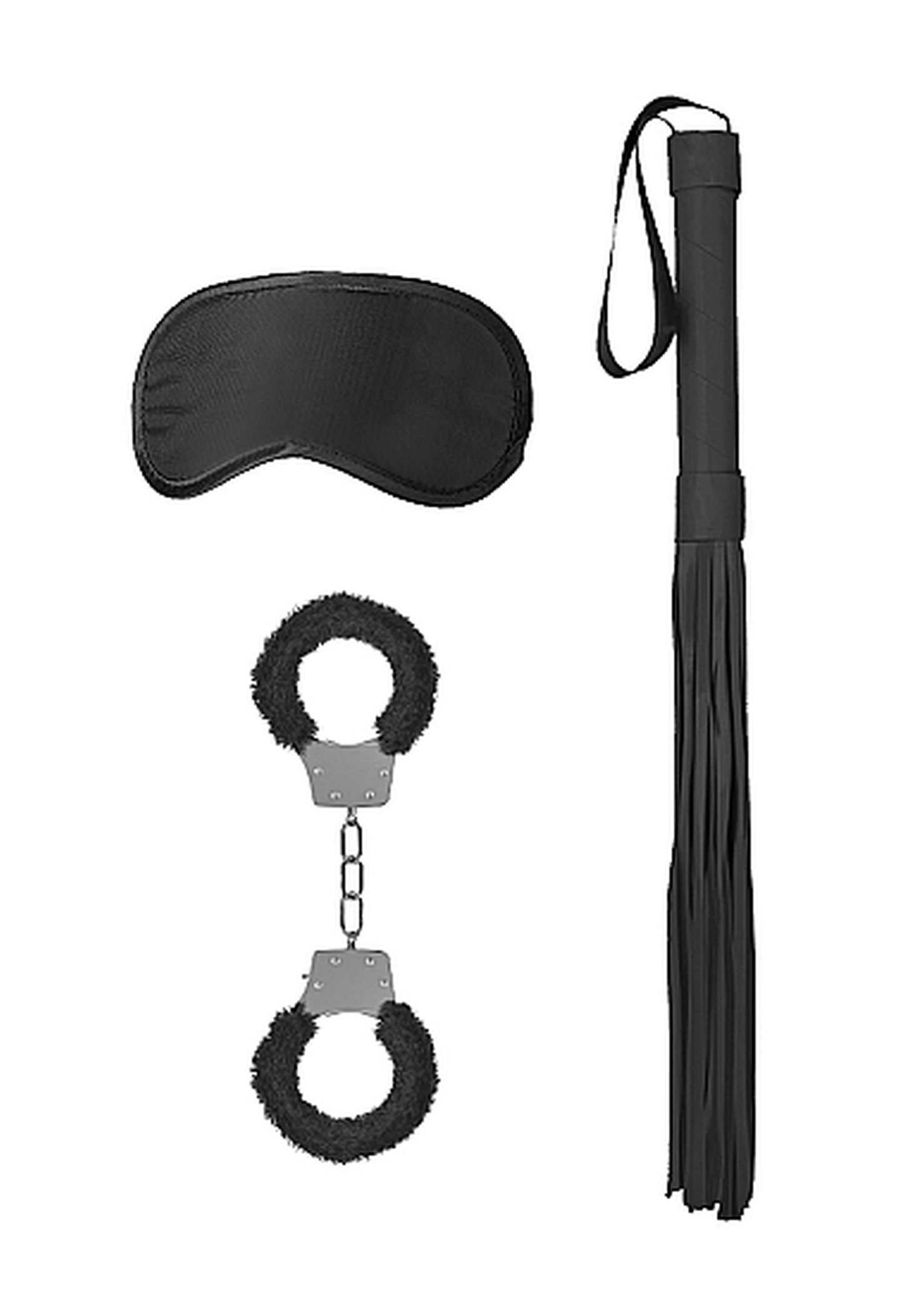 Ouch! Introductory Bondage Kit #1 Black - Zestaw BDSM Czarny ▶️▶️ DYSKRETNIE ▶️ GWARANCJA ▶️ PRZESYŁKA 24h ▶️