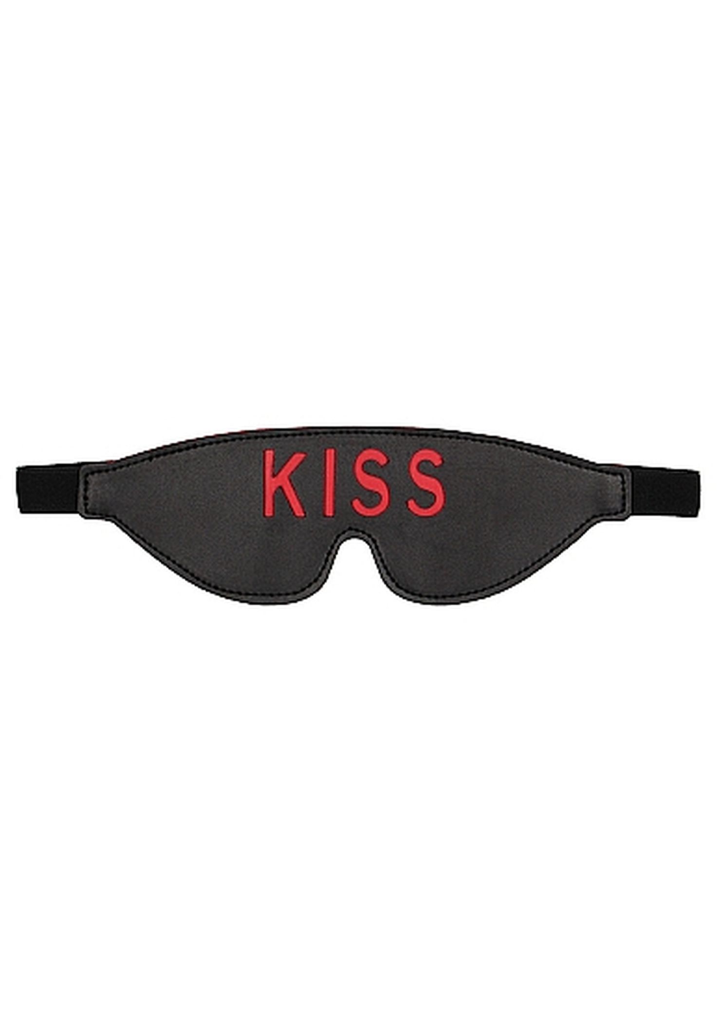 Ouch! Blindfold Kiss Black - Maska na oczy 