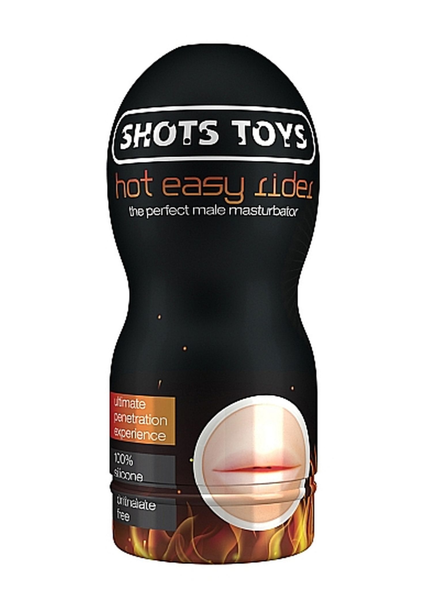 ShotsToys Easy Rider Hot Mouth - Masturbator klasyczny ▶️▶️ DYSKRETNIE ▶️ GWARANCJA ▶️ PRZESYŁKA 24h ▶️