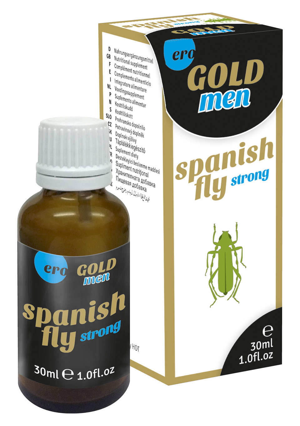 Hot Spain Fly Men Gold Strong 30Ml - Krople wzmacniające dla mężczyzn ▶️▶️ DYSKRETNIE ▶️ GWARANCJA ▶️ PRZESYŁKA 24h ▶️