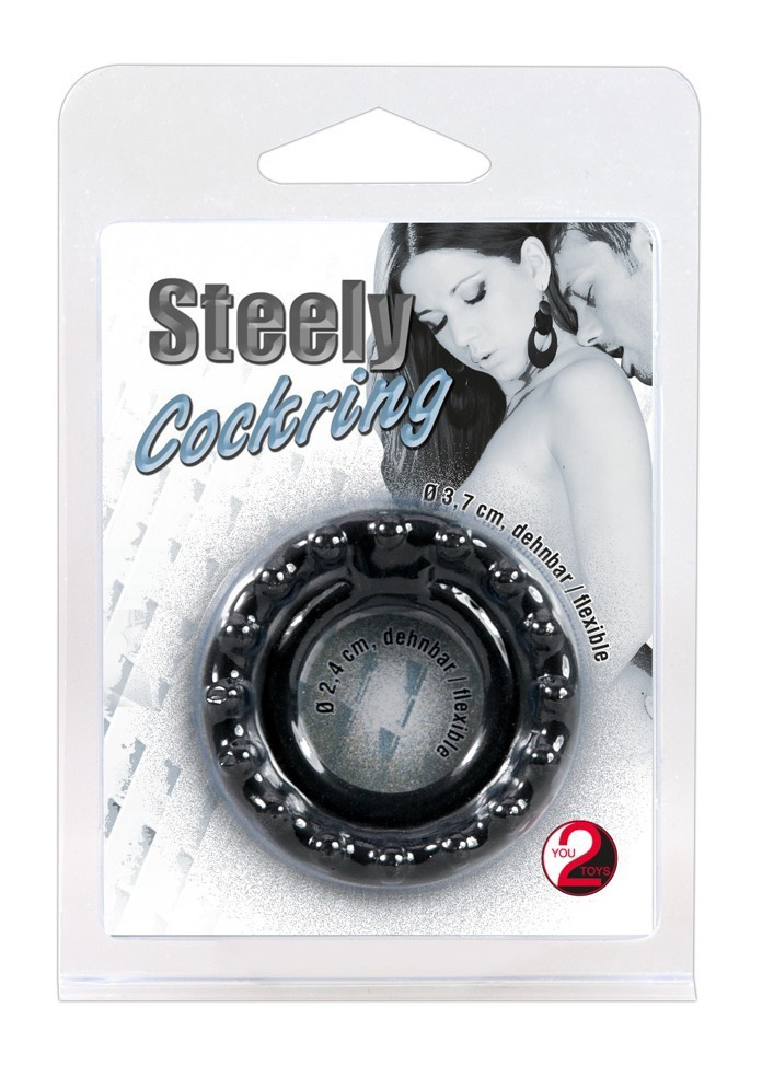 You2Toys Steely Cockring - Elastyczny pierścień erekcyjny ▶️▶️ DYSKRETNIE ▶️ GWARANCJA ▶️ PRZESYŁKA 24h ▶️