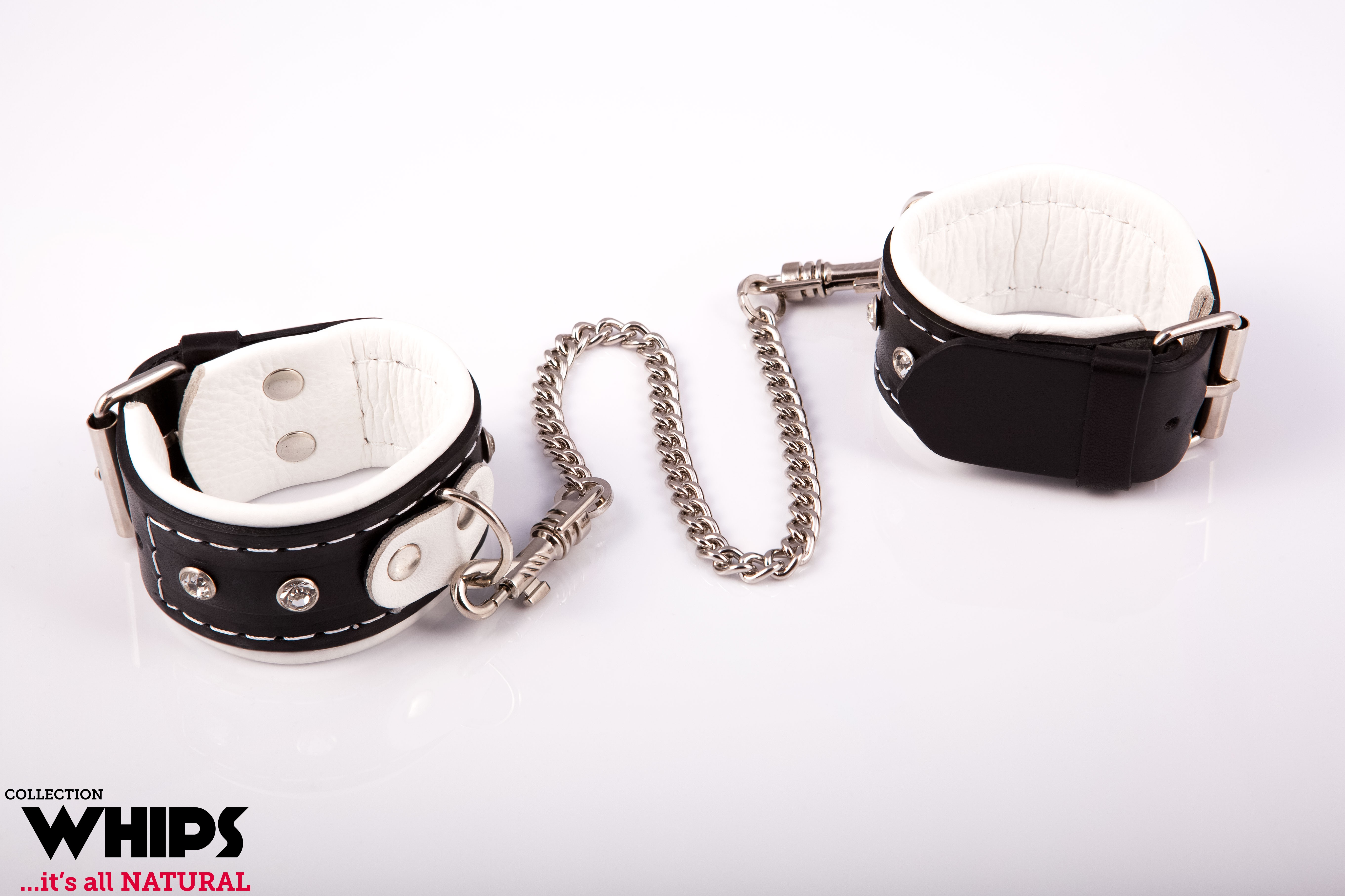 Whips Collection - Kajdanki Damskie Na Ręce Białe ▶️▶️ DYSKRETNIE ▶️ GWARANCJA ▶️ PRZESYŁKA 24h ▶️