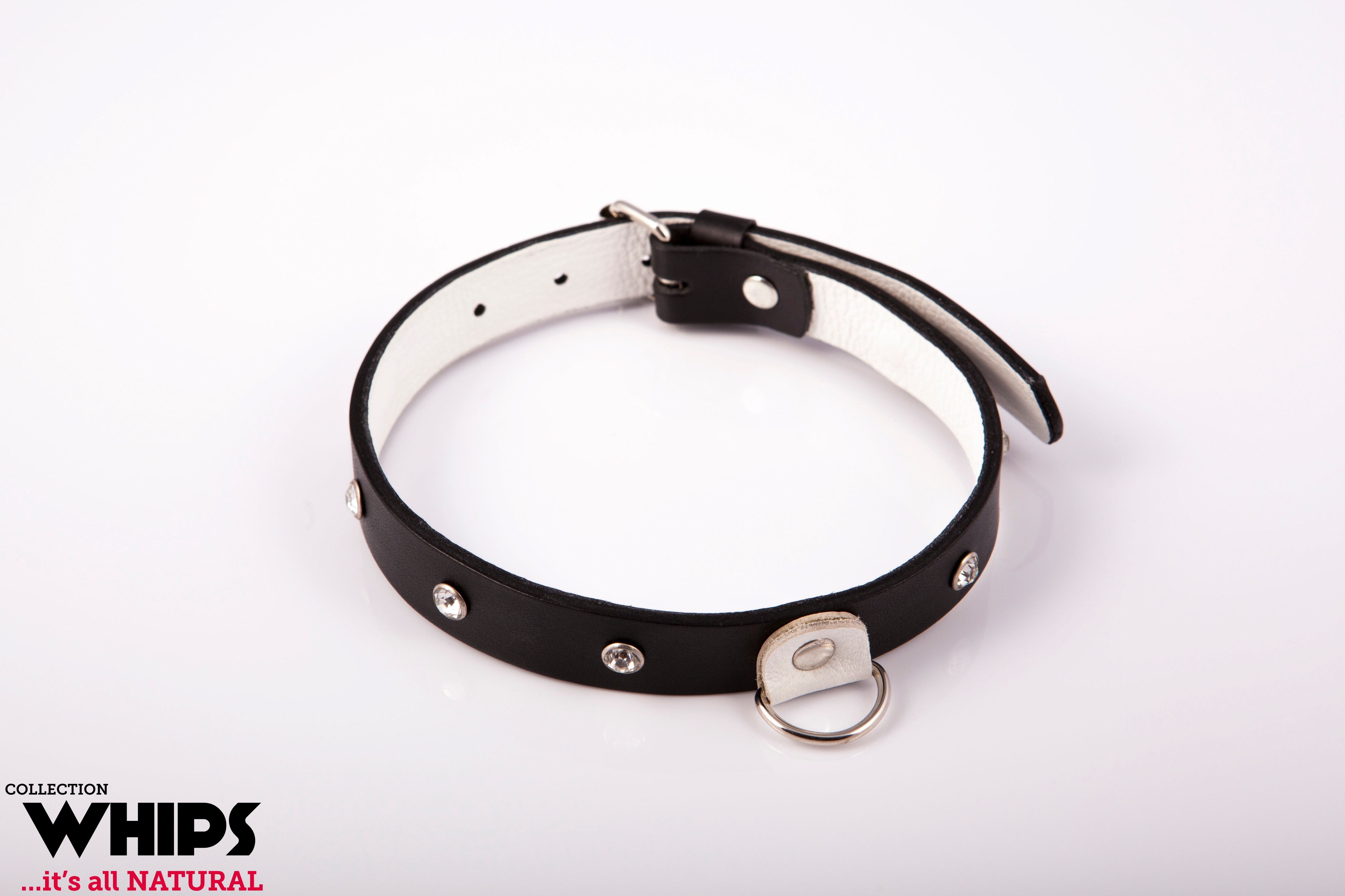 Whips Collection - Obroża Damska, Wąska Biała ▶️▶️ DYSKRETNIE ▶️ GWARANCJA ▶️ PRZESYŁKA 24h ▶️