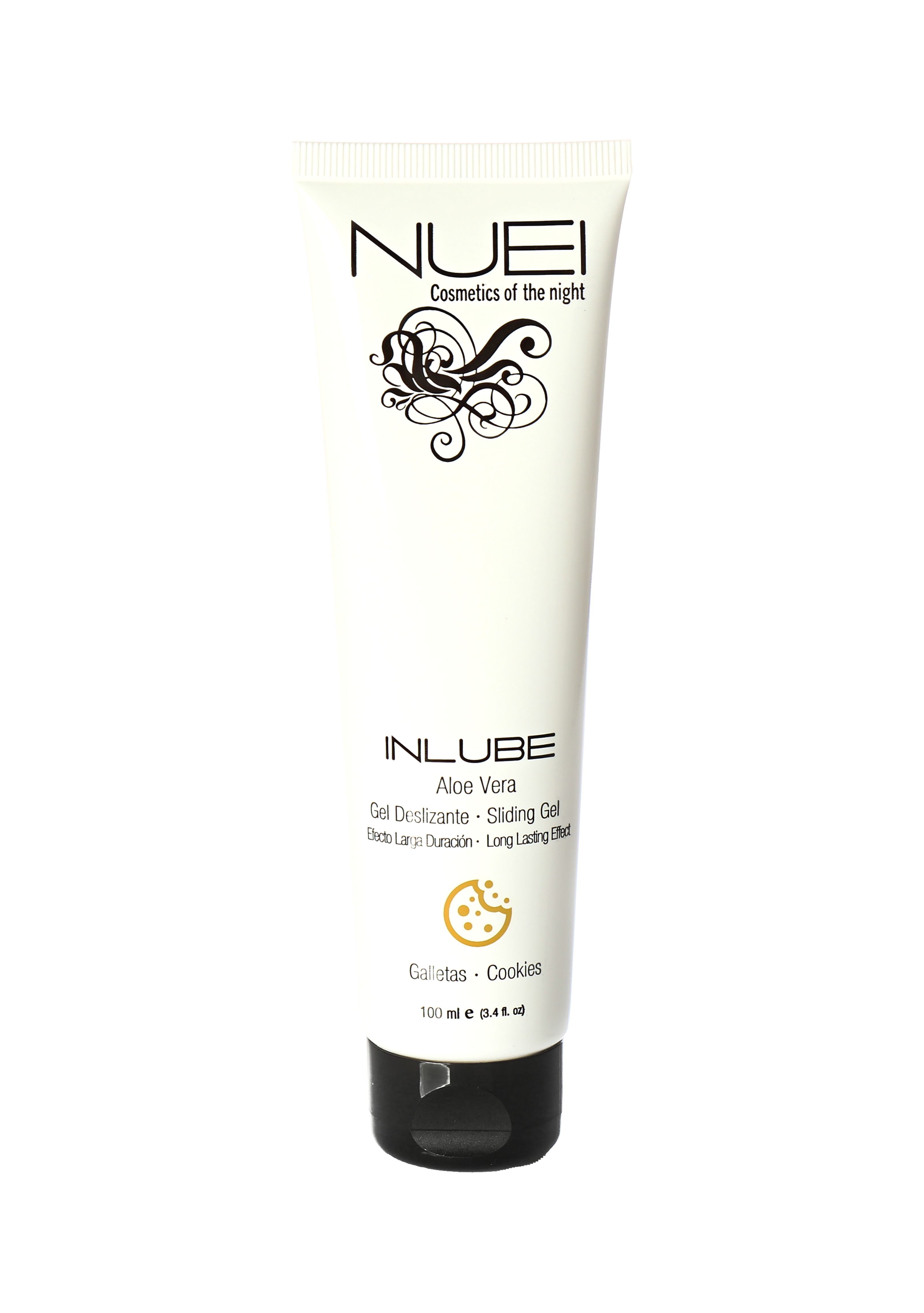 Nuei Inlube Cookies Water Based Sliding Gel 100Ml - Lubrykant wegański na bazie wody o smaku ciasteczek