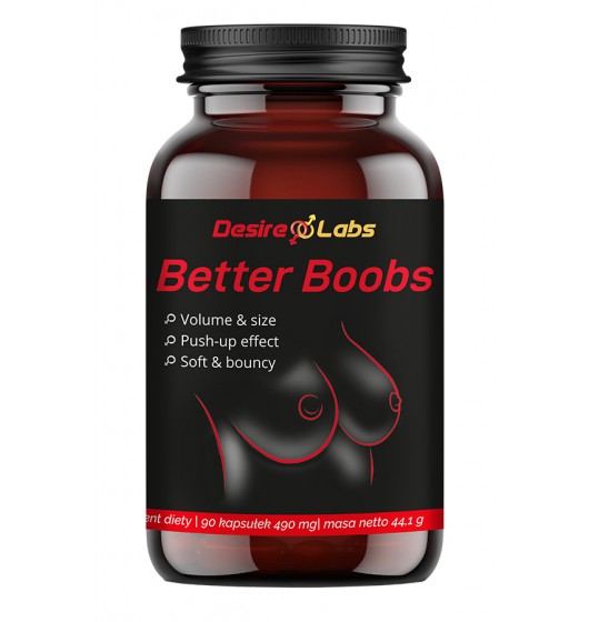 Desire Labs Better Boobs 90 kaps. - kapsułki na jędrny biust ▶️▶️ DYSKRETNIE ▶️ GWARANCJA ▶️ PRZESYŁKA 24h ▶️