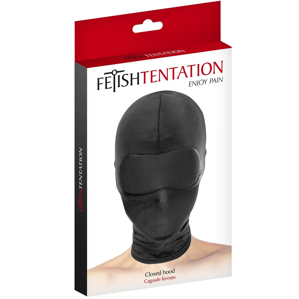 Fetish tentation Closed Hood - Maska BDSM ▶️▶️ DYSKRETNIE ▶️ GWARANCJA ▶️ PRZESYŁKA 24h ▶️