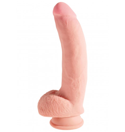 King Cock Triple Density with Balls 10 Inch - dildo na przyssawce ▶️▶️ DYSKRETNIE ▶️ GWARANCJA ▶️ PRZESYŁKA 24h ▶️