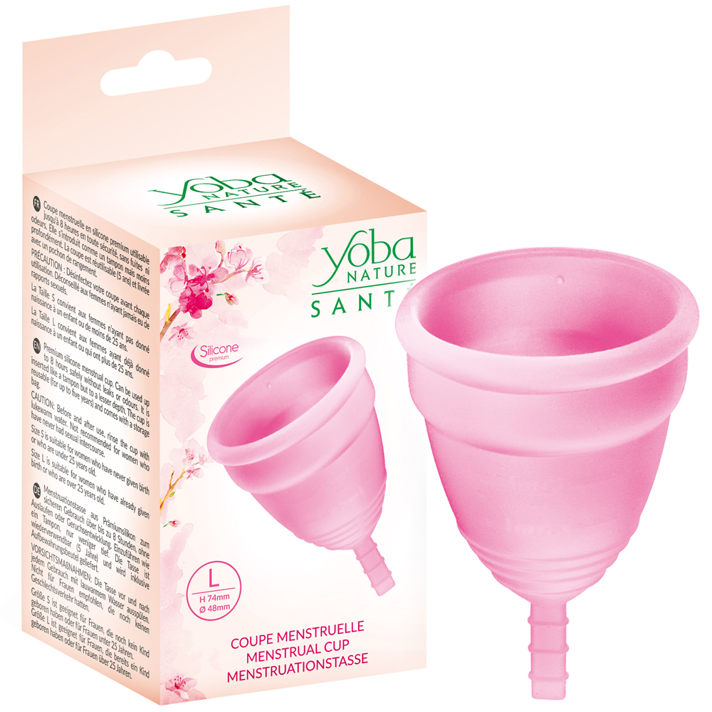 Yoba Nature Sante - Kubeczek menstruacyjny L ▶️▶️ DYSKRETNIE ▶️ GWARANCJA ▶️ PRZESYŁKA 24h ▶️