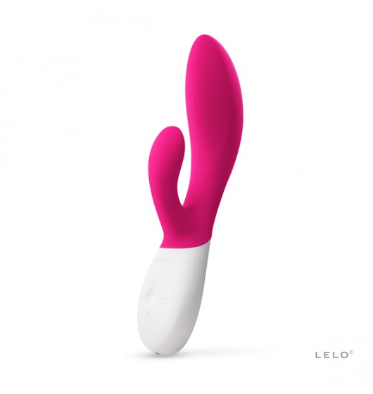 Lelo Ina Wave 2 Cerise - wibrator króliczek, różowy ▶️▶️ DYSKRETNIE ▶️ GWARANCJA ▶️ PRZESYŁKA 24h ▶️