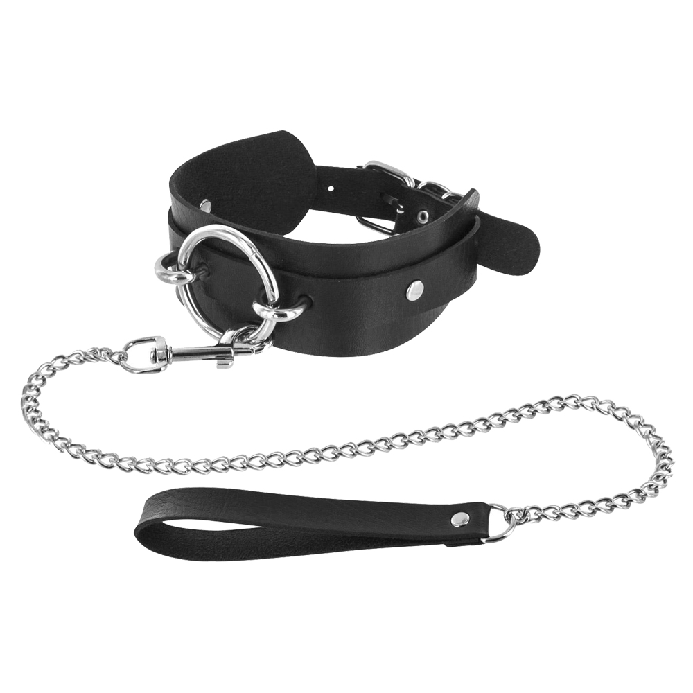 Fetish tentation Choker Ring and Leash - Obroża ze smyczą ▶️▶️ DYSKRETNIE ▶️ GWARANCJA ▶️ PRZESYŁKA 24h ▶️