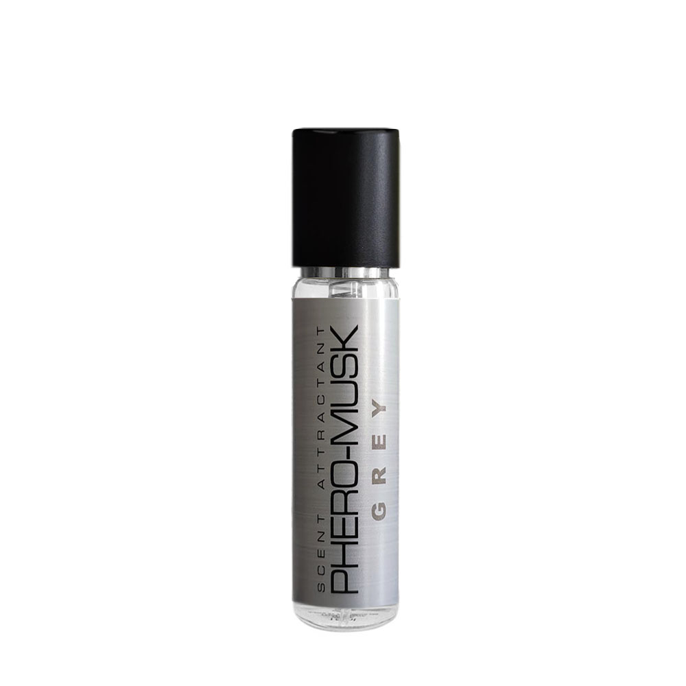 Aurora cosmetics Phero-Musk Grey for men, 15 ml - Perfumy męskie ▶️▶️ DYSKRETNIE ▶️ GWARANCJA ▶️ PRZESYŁKA 24h ▶️