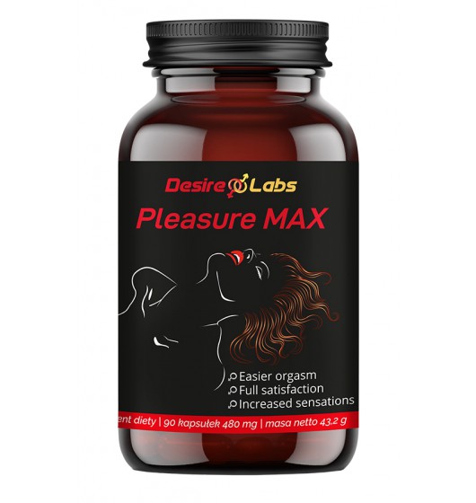 Desire Labs Pleasure Max 90 kaps. - kapsułki wzmacniajace orgazm ▶️▶️ DYSKRETNIE ▶️ GWARANCJA ▶️ PRZESYŁKA 24h ▶️