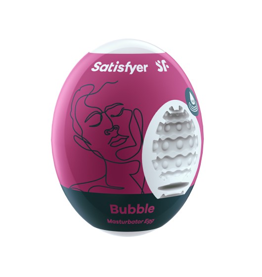 Satisfyer Masturbator Egg Bubble - masturbator jajeczko ▶️▶️ DYSKRETNIE ▶️ GWARANCJA ▶️ PRZESYŁKA 24h ▶️