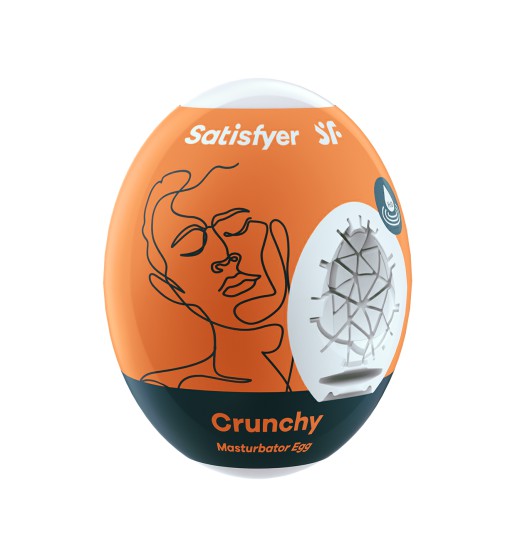 Satisfyer Masturbator Egg Crunchy - masturbator jajeczko ▶️▶️ DYSKRETNIE ▶️ GWARANCJA ▶️ PRZESYŁKA 24h ▶️