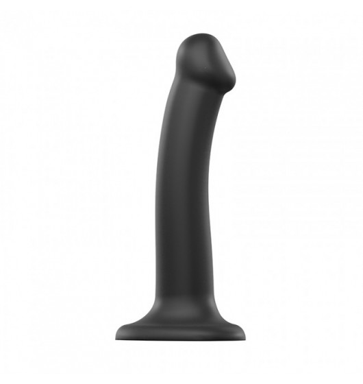 Strap-on-me Double Density Black M - Dildo strap on, Czarny ▶️▶️ DYSKRETNIE ▶️ GWARANCJA ▶️ PRZESYŁKA 24h ▶️