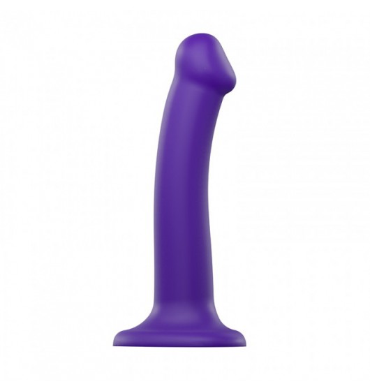 Strap-on-me Double Density Purple M - Dildo strap on, Fioletowy ▶️▶️ DYSKRETNIE ▶️ GWARANCJA ▶️ PRZESYŁKA 24h ▶️