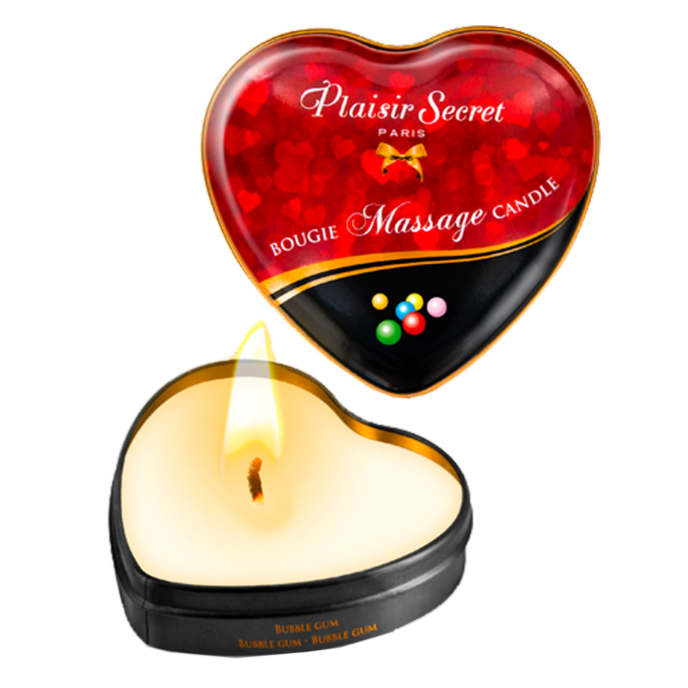 Plaisir secrets Massage Bubble Gum - Świeca do masażu, zapach gumy balonowej ▶️▶️ DYSKRETNIE ▶️ GWARANCJA ▶️ PRZESYŁKA 24h ▶️