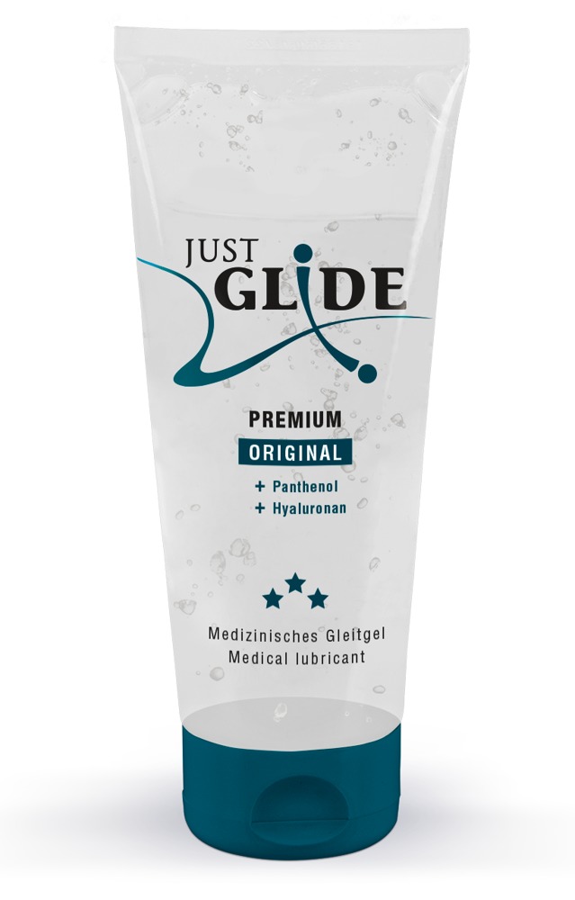 Just Glide Just Glide Premium 200 Ml - Lubrykant na bazie wody, wegański ▶️▶️ DYSKRETNIE ▶️ GWARANCJA ▶️ PRZESYŁKA 24h ▶️