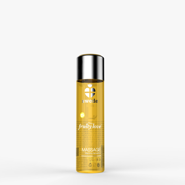 Swede Fruity Love Massage Tropical Fruity With Honey 60 Ml - Rozgrzewający olejek do masażu