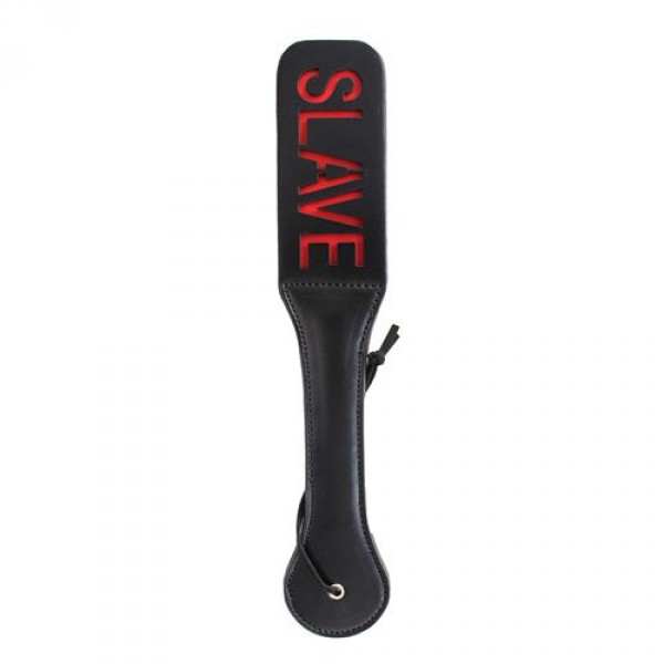 Toyz4lovers Double Spank Paddle Slave Black - Packa do klapsów 