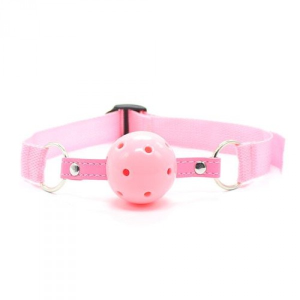 Toyz4lovers Easy Breathable Ball Gag (Rosa) - Knebel z kulką Różowy ▶️▶️ DYSKRETNIE ▶️ GWARANCJA ▶️ PRZESYŁKA 24h ▶️
