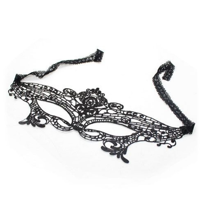 Toyz4lovers Royal Mask Black - Koronkowa maska na oczy ▶️▶️ DYSKRETNIE ▶️ GWARANCJA ▶️ PRZESYŁKA 24h ▶️