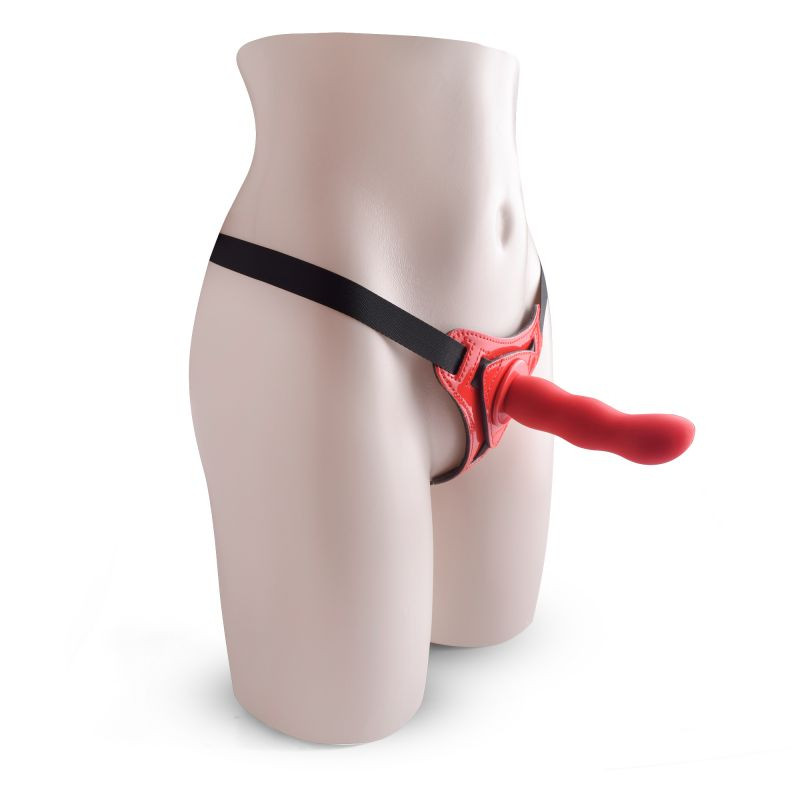 Toyz4lovers Cintura Regolabile Strap On Red - Dildo strap-on w zestawie z uprzężą Czerwony ▶️▶️ DYSKRETNIE ▶️ GWARANCJA ▶️ PRZESYŁKA 24h ▶️