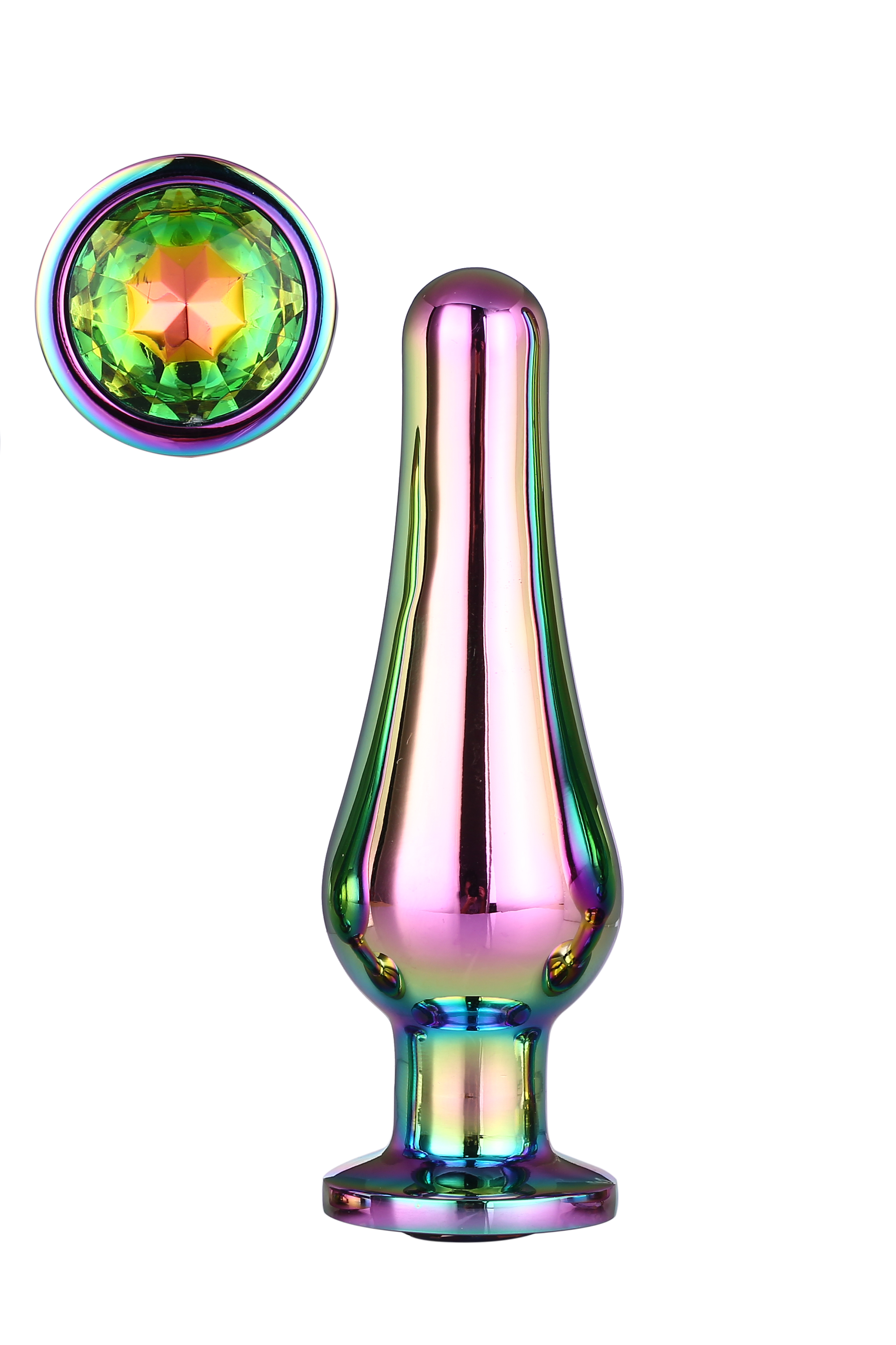 Dream Toys Gleaming Love Coloured Pleasure Plug M - Korek analny z diamentem ▶️▶️ DYSKRETNIE ▶️ GWARANCJA ▶️ PRZESYŁKA 24h ▶️