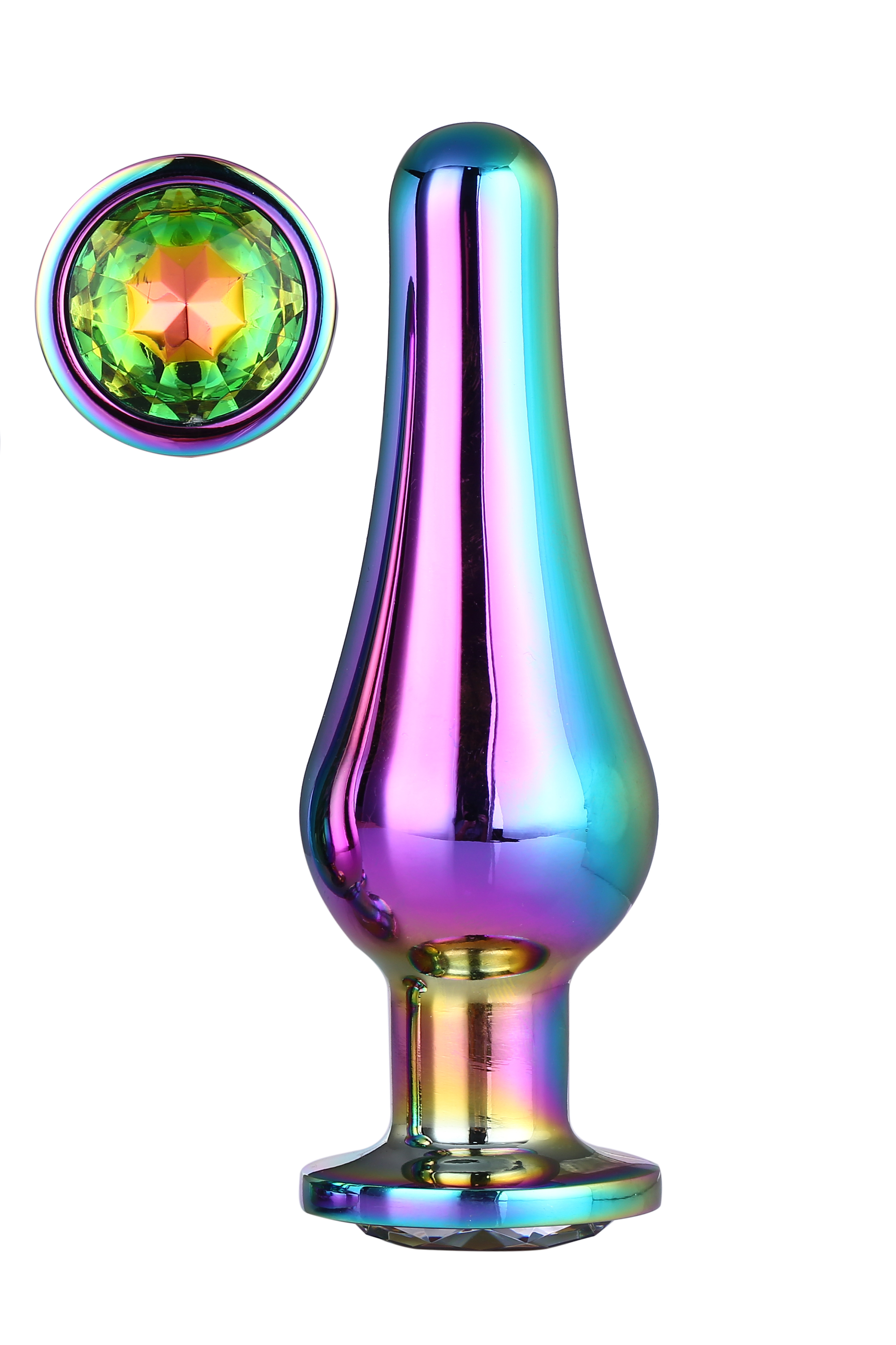 Dream Toys Gleaming Love Coloured Pleasure Plug L - Korek analny z diamentem ▶️▶️ DYSKRETNIE ▶️ GWARANCJA ▶️ PRZESYŁKA 24h ▶️