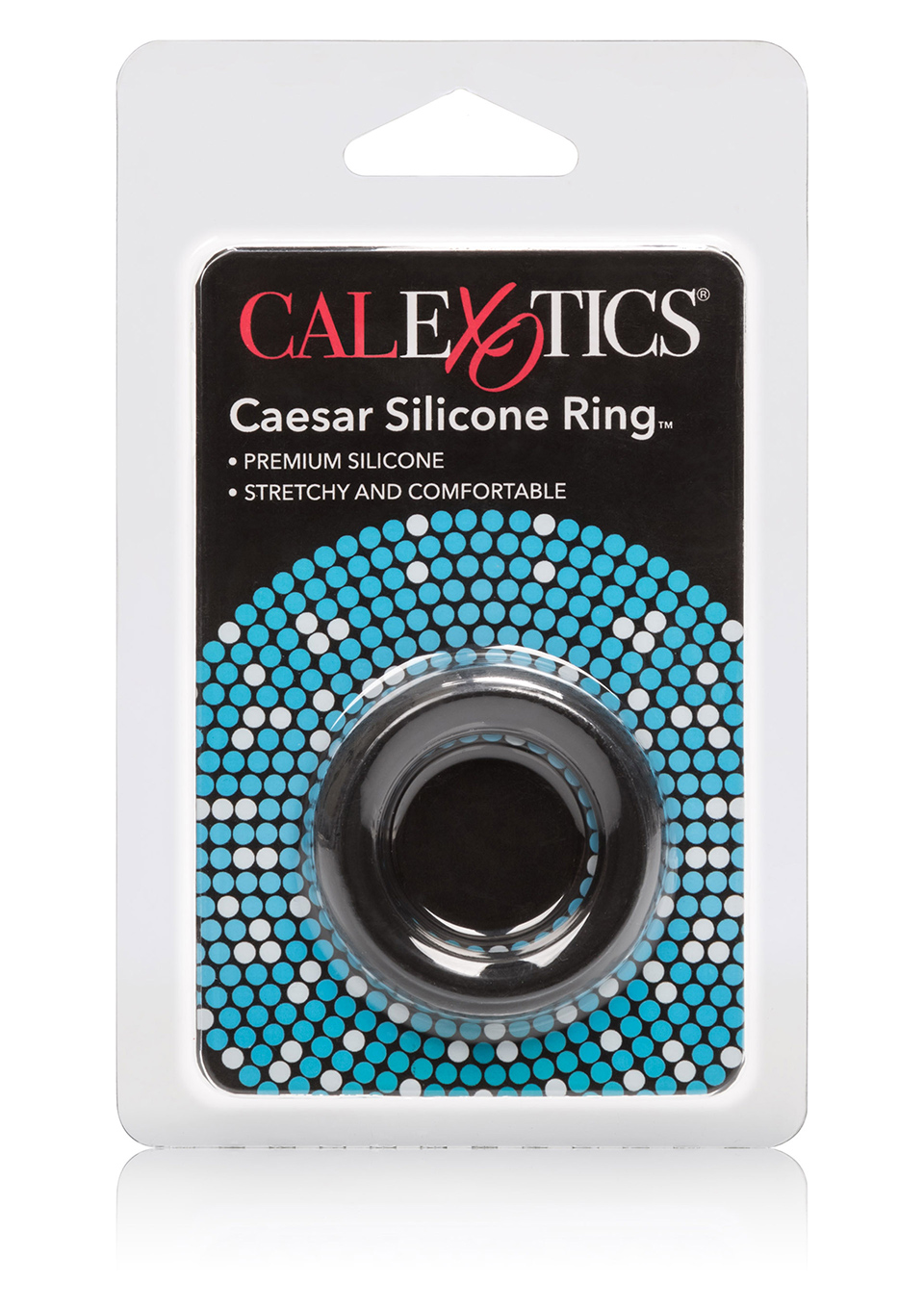 CalExotics Adonis Silicone Rings Caeser Black - Elastyczny pierścień erekcyjny ▶️▶️ DYSKRETNIE ▶️ GWARANCJA ▶️ PRZESYŁKA 24h ▶️