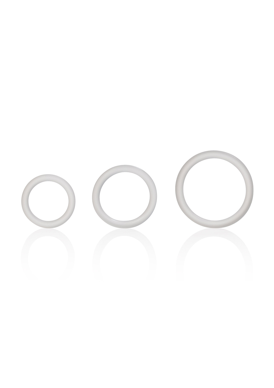 CalExotixs Silicone Support Rings Clear - Zestaw elastycznych pierścieni erekcyjnych ▶️▶️ DYSKRETNIE ▶️ GWARANCJA ▶️ PRZESYŁKA 24h ▶️