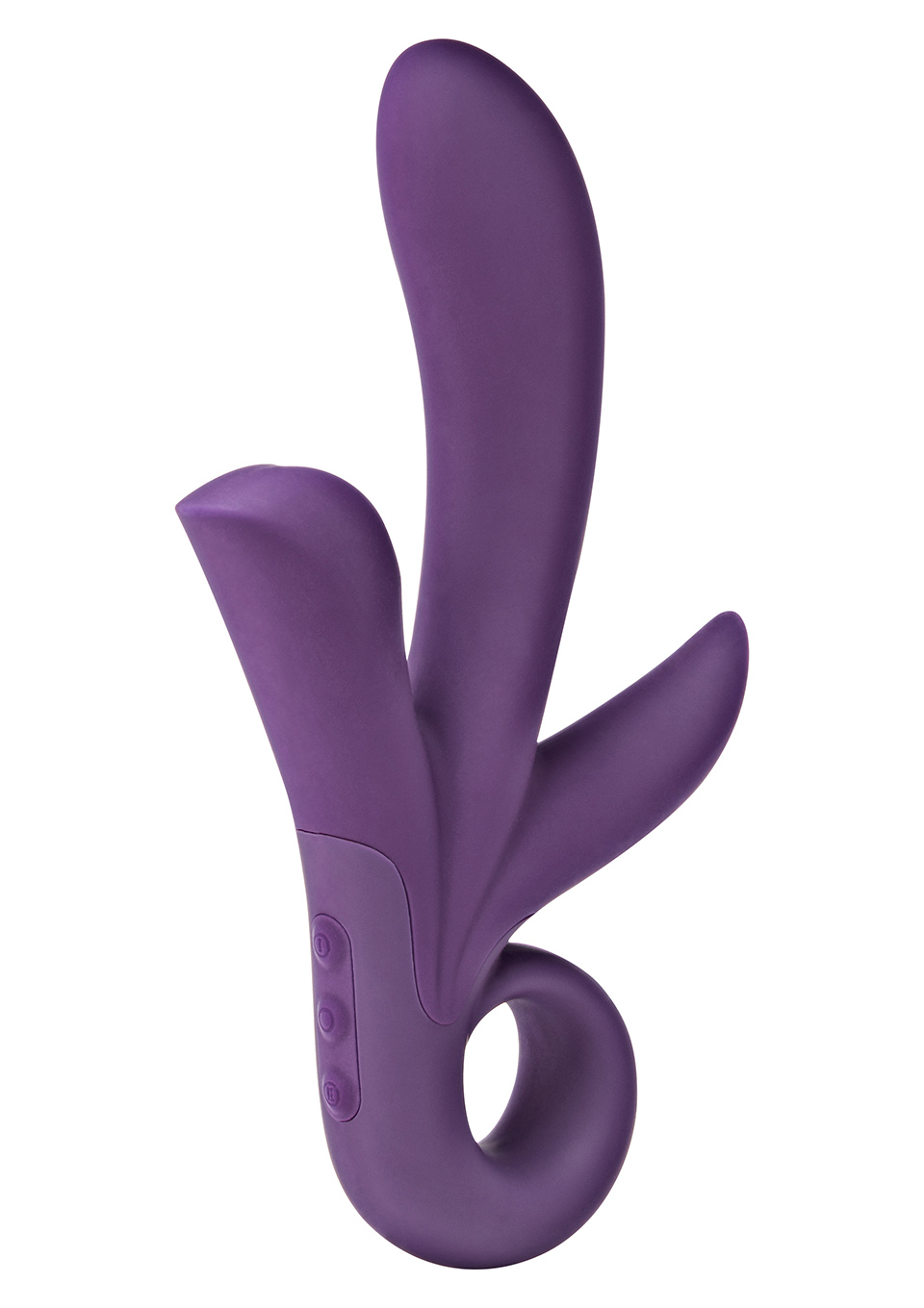 ToyJoy Trinity Vibrator Purple - Wibrator króliczek do potrójnej stymulacji ▶️▶️ DYSKRETNIE ▶️ GWARANCJA ▶️ PRZESYŁKA 24h ▶️