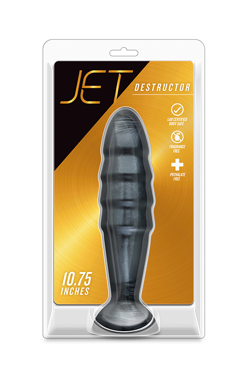 Jet Destructor Carbon Metallic Black - Korek analny ▶️▶️ DYSKRETNIE ▶️ GWARANCJA ▶️ PRZESYŁKA 24h ▶️