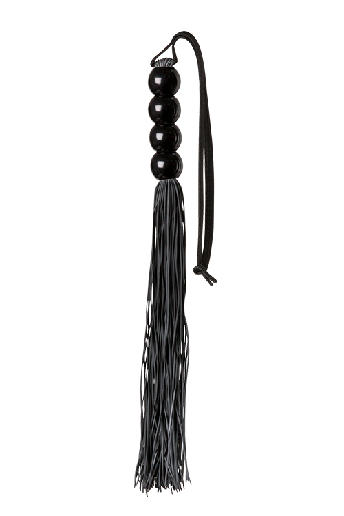 Guilty Pleasure Silicone Flogger Whip Black - Pejcz Czarny ▶️▶️ DYSKRETNIE ▶️ GWARANCJA ▶️ PRZESYŁKA 24h ▶️