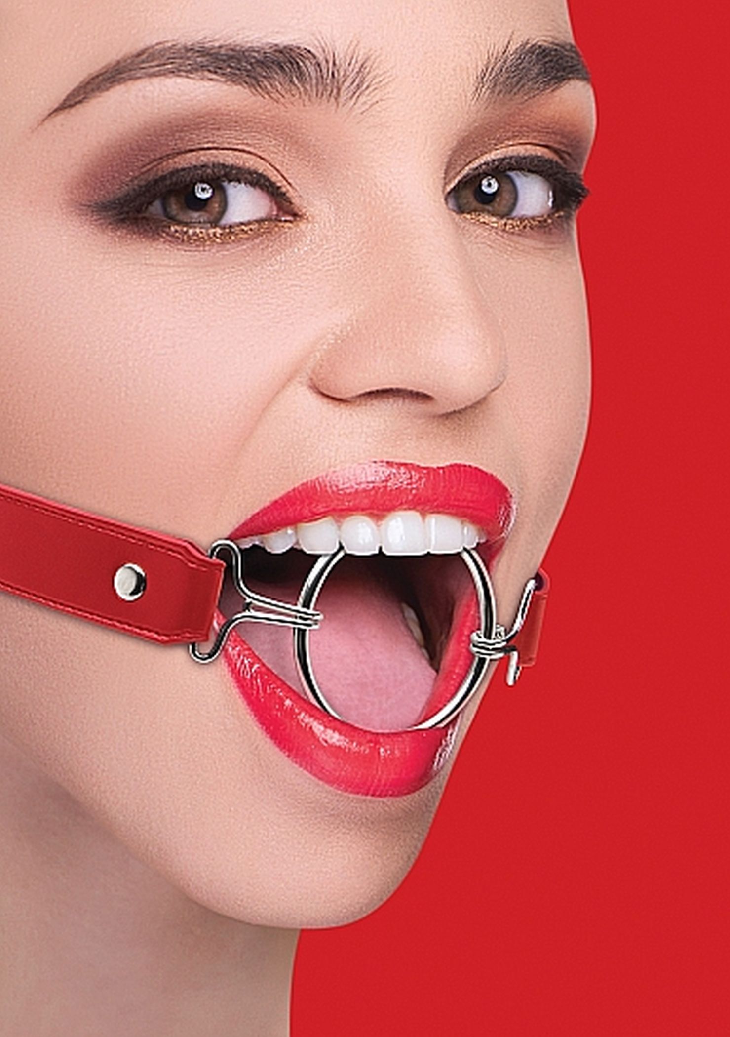 Ouch! Ring Gag Xl Red - Knebel Czerwony ▶️▶️ DYSKRETNIE ▶️ GWARANCJA ▶️ PRZESYŁKA 24h ▶️