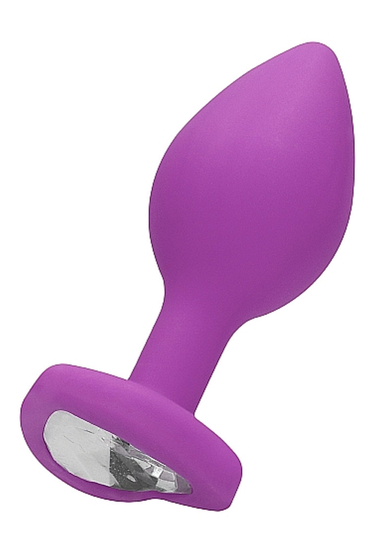 Ouch! Diamond Heart Butt Plug Regular Purple - Korek analny z diamentem Fioletowy ▶️▶️ DYSKRETNIE ▶️ GWARANCJA ▶️ PRZESYŁKA 24h ▶️