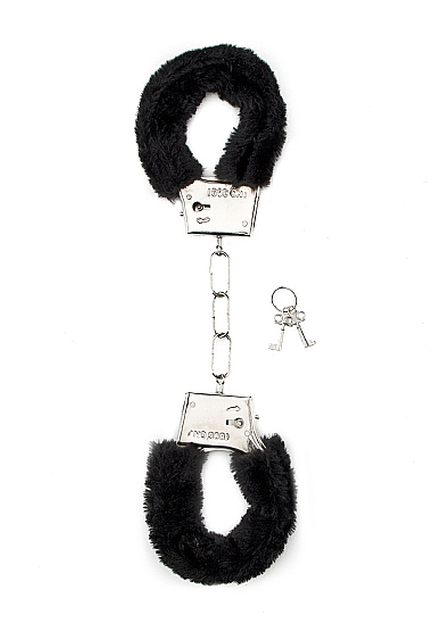 ShotsToys Furry Handcuffs Black - Kajdanki z futerkiem Czarny ▶️▶️ DYSKRETNIE ▶️ GWARANCJA ▶️ PRZESYŁKA 24h ▶️