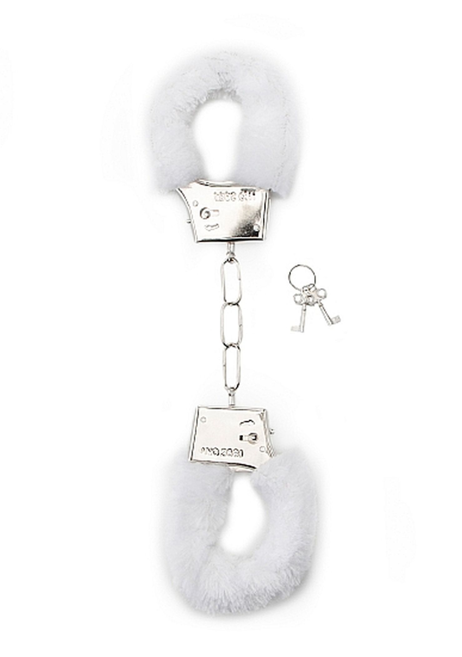 ShotsToys Furry Handcuffs White - Kajdanki z futerkiem Biały ▶️▶️ DYSKRETNIE ▶️ GWARANCJA ▶️ PRZESYŁKA 24h ▶️