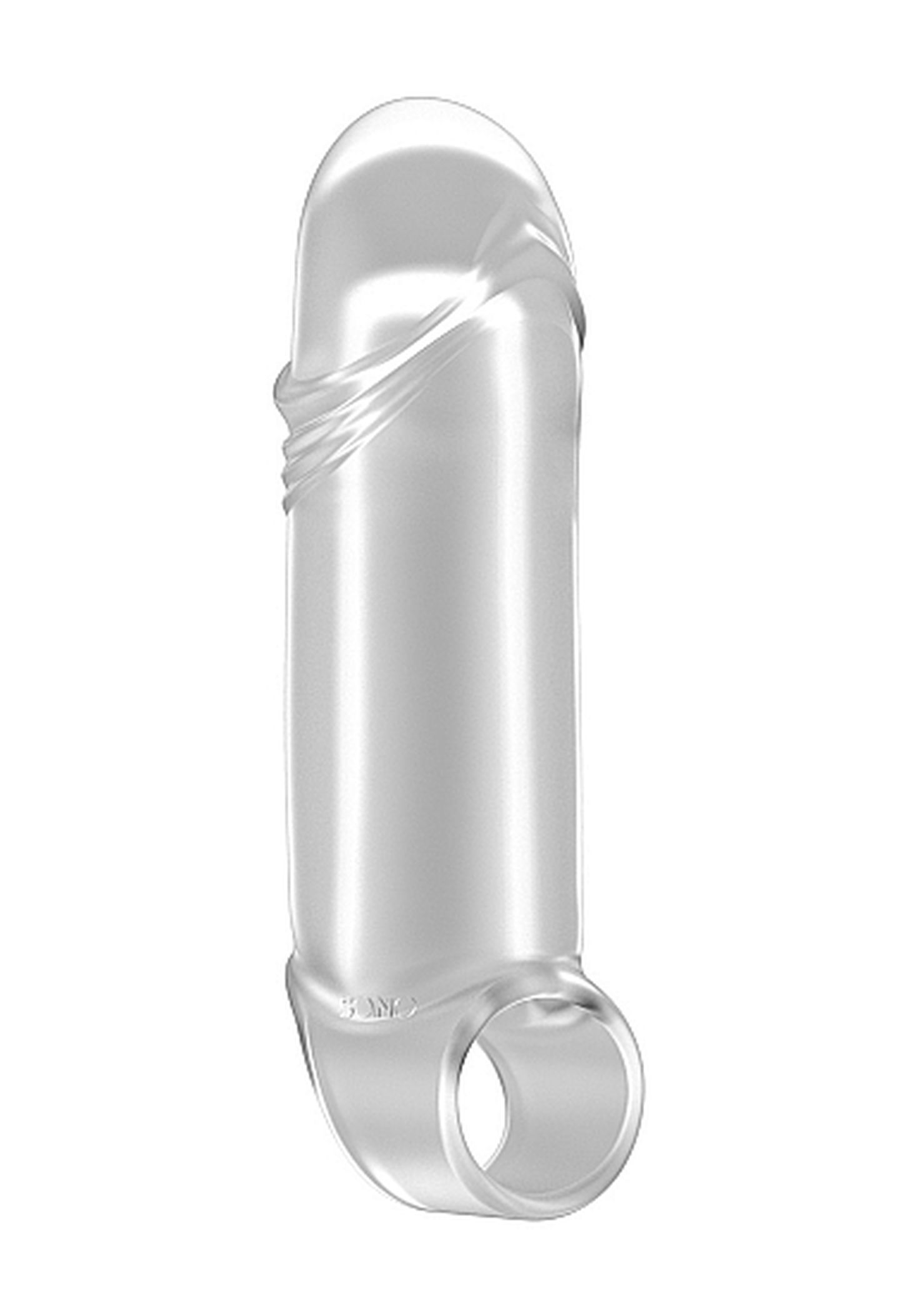 Sono No.35 Stretchy Thick Penis Extension Translucent - Nakładka na penisa elastyczna ▶️▶️ DYSKRETNIE ▶️ GWARANCJA ▶️ PRZESYŁKA 24h ▶️