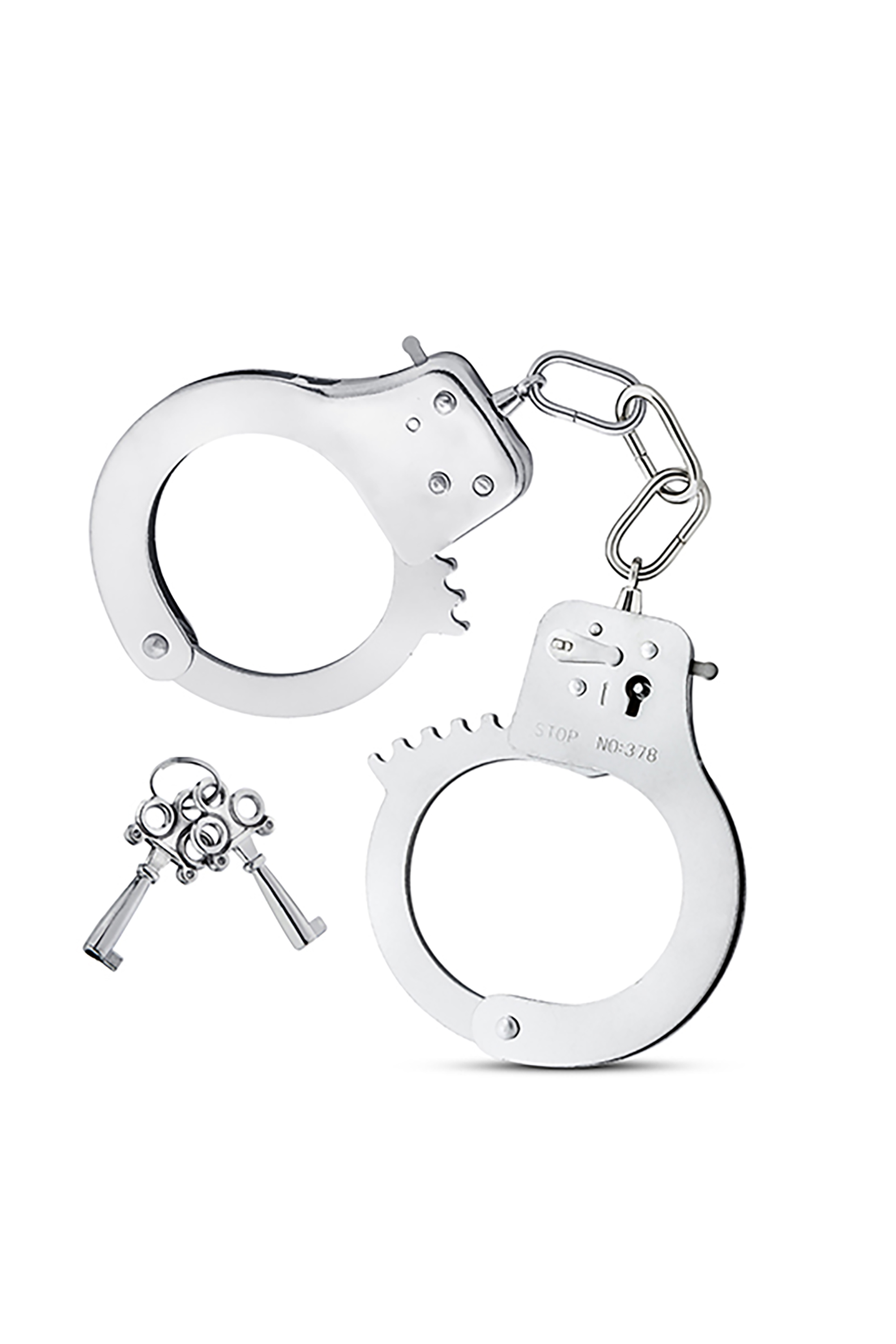 Attraction Mai No.38 Metal Handcuffs Silver - Kajdanki metalowe ▶️▶️ DYSKRETNIE ▶️ GWARANCJA ▶️ PRZESYŁKA 24h ▶️