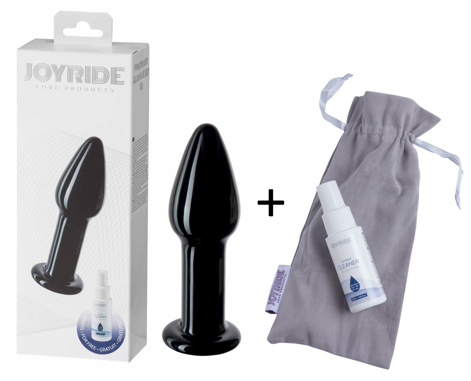 Joyride Premium Glassix Set 10 - Szklany korek analny ▶️▶️ DYSKRETNIE ▶️ GWARANCJA ▶️ PRZESYŁKA 24h ▶️