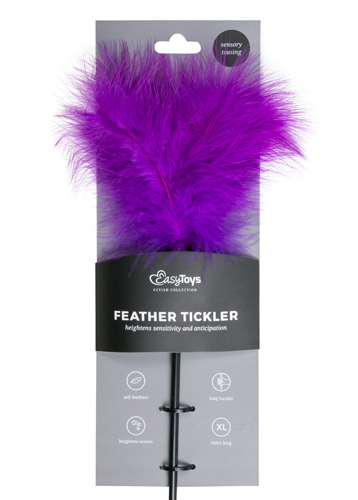 Easy Toys Purple Tickler Long - Piórko do łaskotania ▶️▶️ DYSKRETNIE ▶️ GWARANCJA ▶️ PRZESYŁKA 24h ▶️