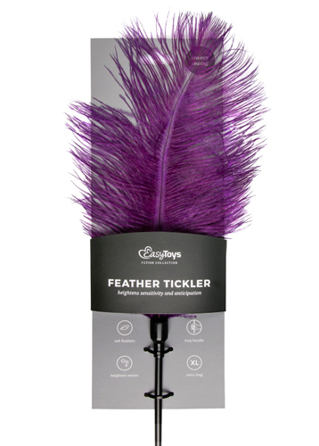 Easy Toys Purple Feather Tickler - Piórko do łaskotania ▶️▶️ DYSKRETNIE ▶️ GWARANCJA ▶️ PRZESYŁKA 24h ▶️