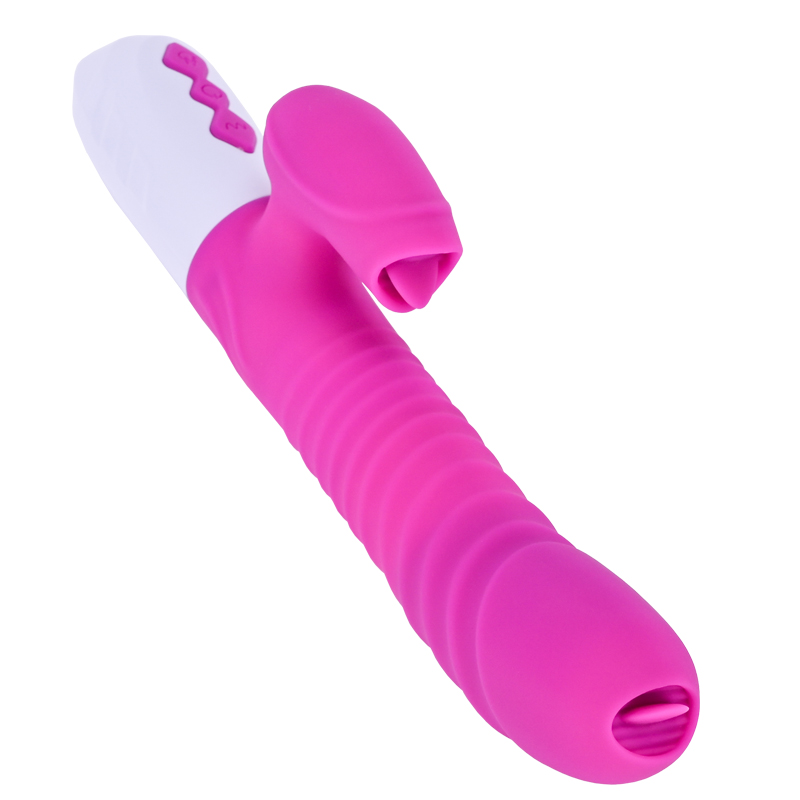 Boss Series Silicone Vibrator 7 TH - Wibrator króliczek z języczkiem ▶️▶️ DYSKRETNIE ▶️ GWARANCJA ▶️ PRZESYŁKA 24h ▶️