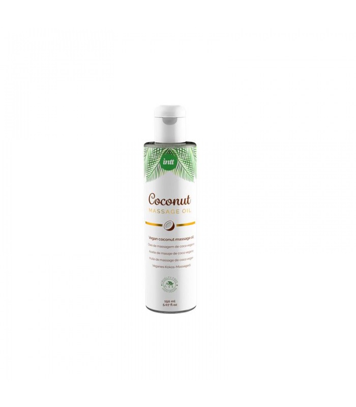 Intt Massage Coconut Oil Vegan 150Ml - Wegański Olejek do masażu - kokosowy ▶️▶️ DYSKRETNIE ▶️ GWARANCJA ▶️ PRZESYŁKA 24h ▶️