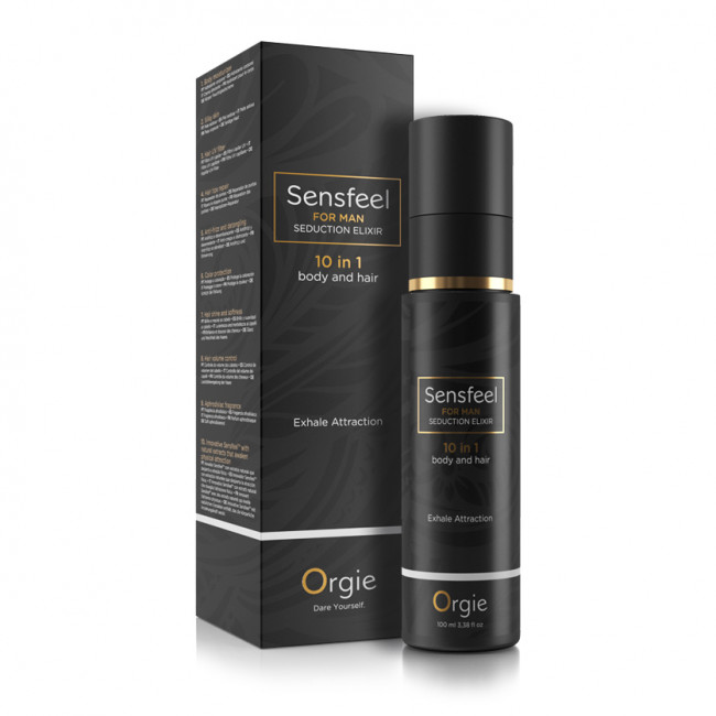 Orgie Sensfeel For Man Seduction Elixir 10In1 100Ml - Męskie perfumy z feromonami ▶️▶️ DYSKRETNIE ▶️ GWARANCJA ▶️ PRZESYŁKA 24h ▶️